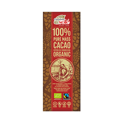 冬季限定【チョコレートソール】ダークチョコレート 100％ 25g